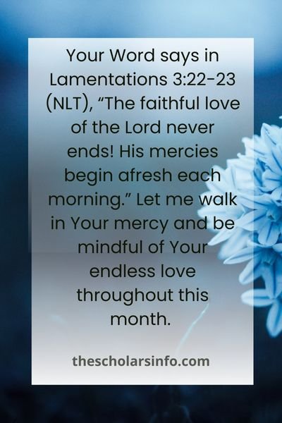 New Month Prayer Points With Bible Verses