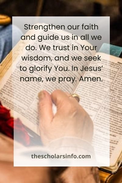 Powerful Closing Prayer After Bible Study