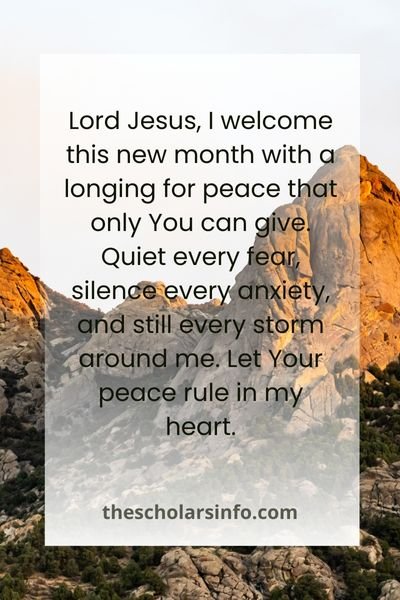 Happy New Month Prayer Message