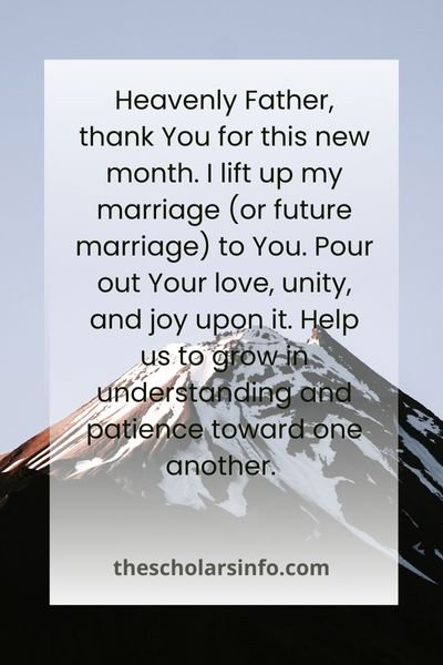 Happy New Month Prayer Message
