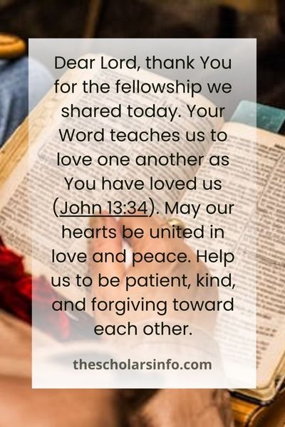 Powerful Closing Prayer After Bible Study