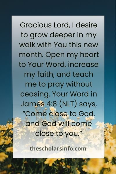New Month Prayer Points With Bible Verses