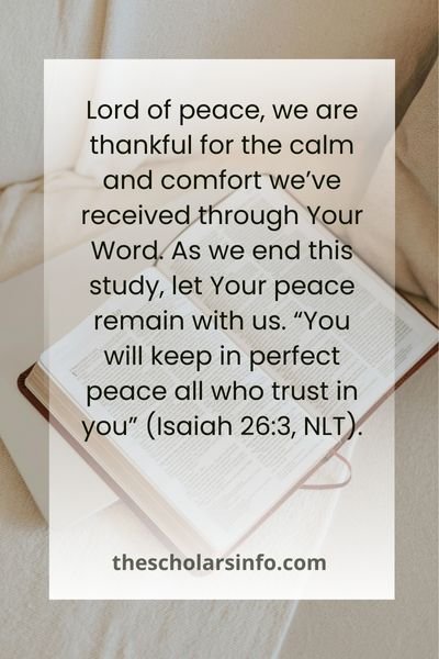 Powerful Closing Prayer For Bible Study