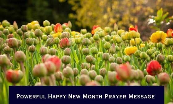 Powerful Happy New Month Prayer Message