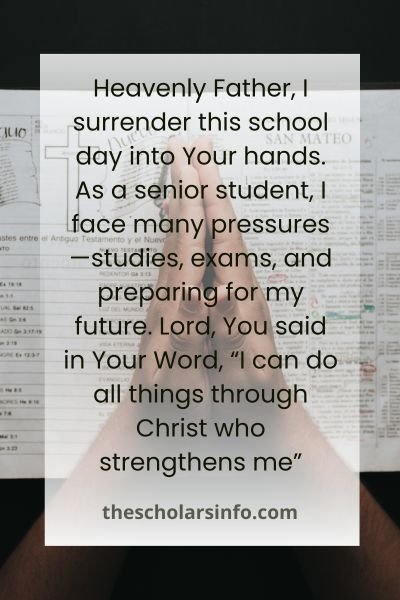 Awe Inspiring Morning Prayers For Students Before School