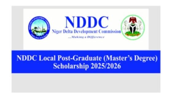 NDDC Local Masters Scholarship
