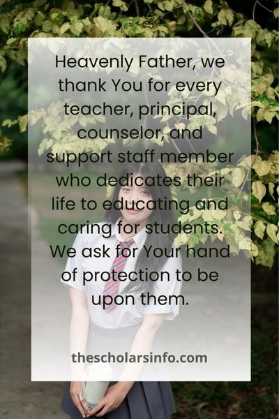 Powerful Prayer For The Safety Of School And Students​