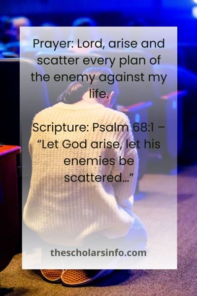 Warfare Scriptures and Prayer Points for Victory Over Enemies