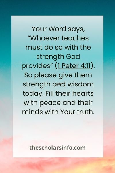 Vacation Bible School Prayers