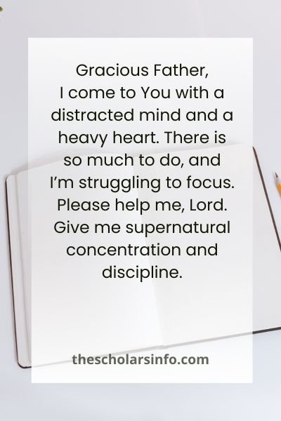 Sprit-Filled Prayers to Pray While You Study In College