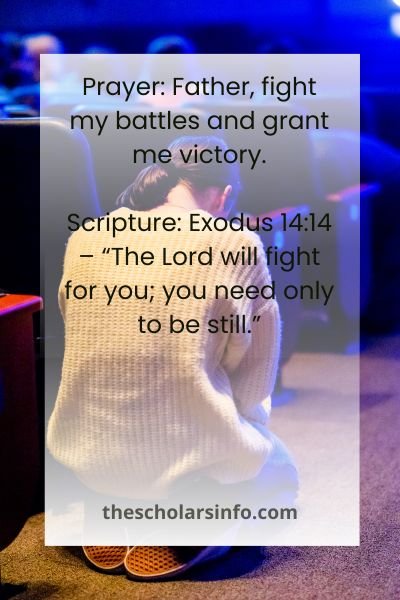 Warfare Scriptures and Prayer Points for Victory Over Enemies