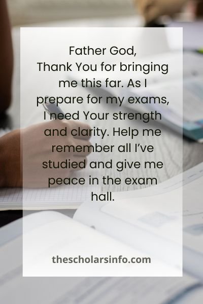 Sprit-Filled Prayers to Pray While You Study In College