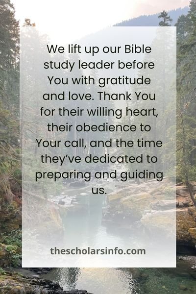 Prayers To Open Bible Study