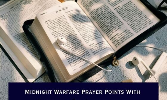 Midnight Warfare Prayer Points With Scriptures For Breakthrough
