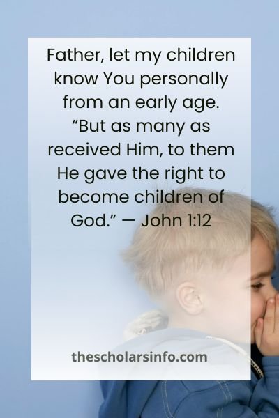Prayer Points For Children With Scriptures For Success