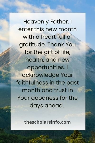 Scriptural New Month Prayers And Declaration
