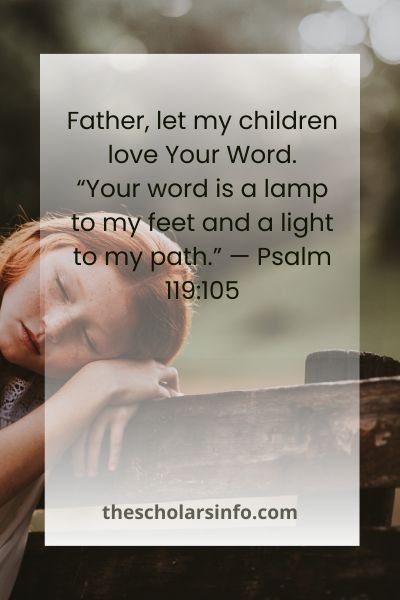 Prayer Points For Children With Scriptures For Success