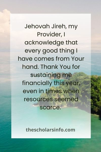 Prayers for End of the Year Blessings For a New Year