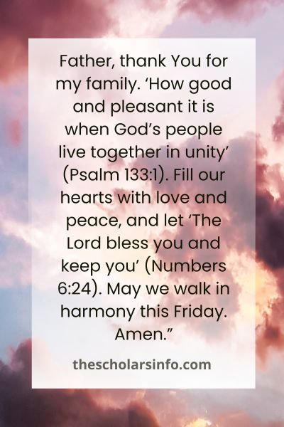 Friday Morning Prayer