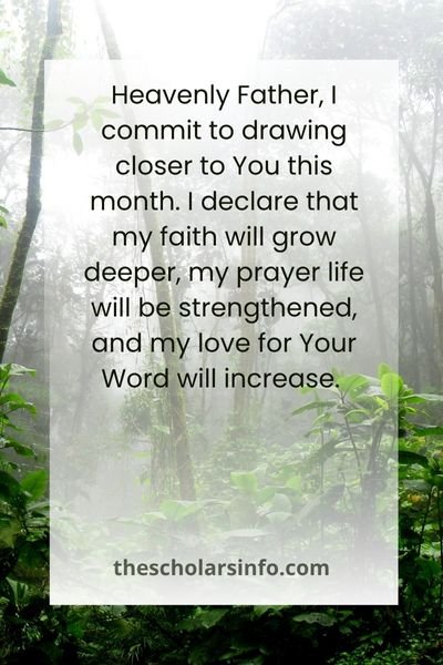 Scriptural New Month Prayers And Declaration