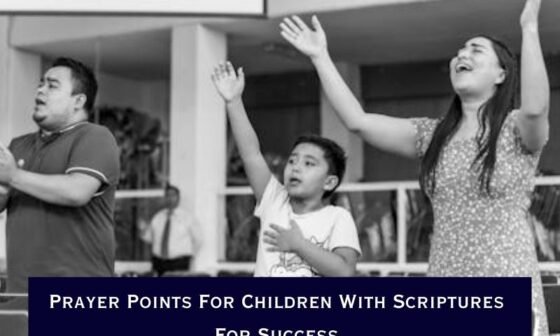 Prayer Points For Children With Scriptures For Success