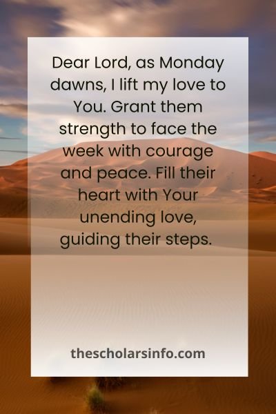 Scriptural Monday Morning Prayers and Quotes for The Week