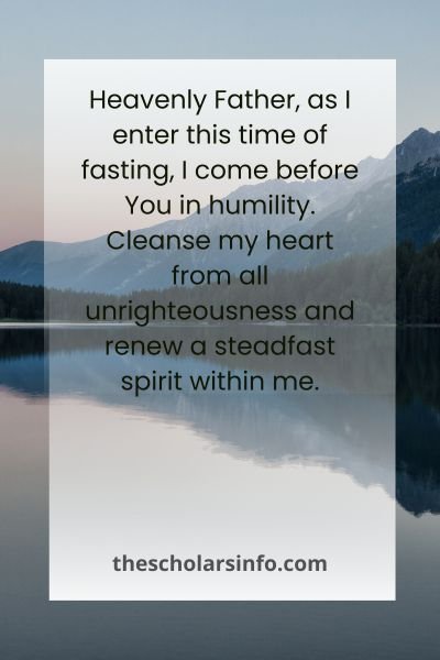 Bible-Based Prayers During Fasting