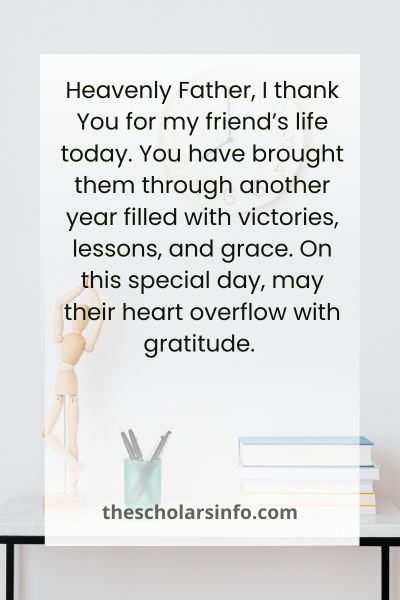 Happy Birthday Prayer To A Friend From The Scriptures