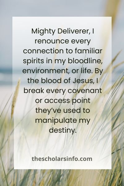 Biblical Prayers Against Monitoring Spirits With Declarations