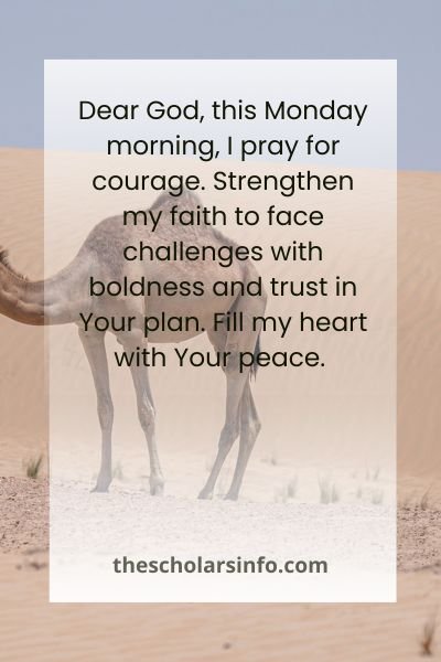 Scriptural Monday Morning Prayers and Quotes for The Week