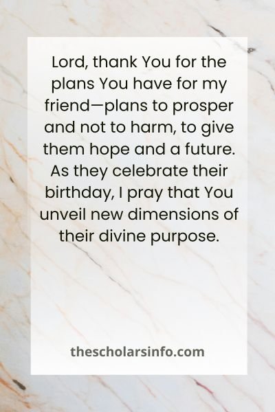 Happy Birthday Prayer To A Friend From The Scriptures