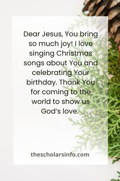 Christmas Prayers For Young Ones