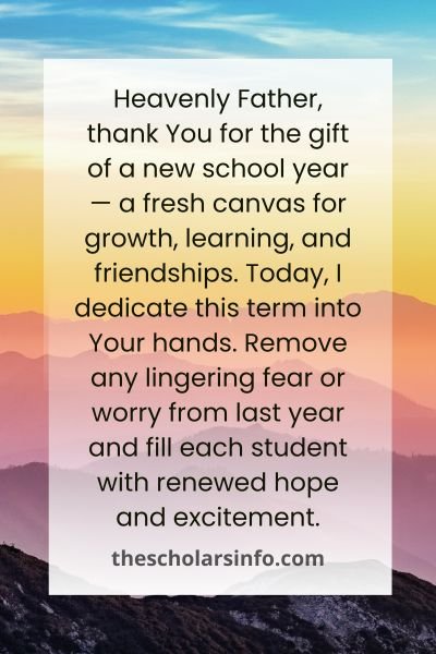 Uplifting Prayers for the New School Term From The Bible