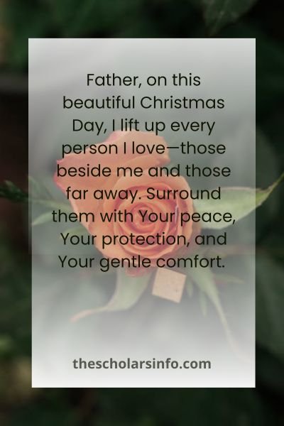 Prayers For Peace And Blessing On Christmas Day