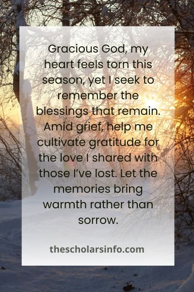 Christmas Prayers for Grieving Hearts