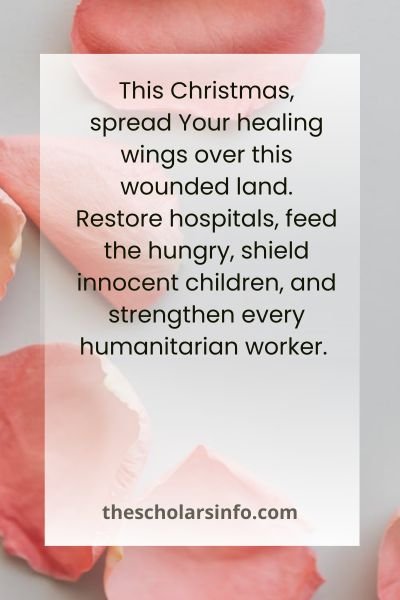 Merry Christmas And Prayers For Peace Worldwide