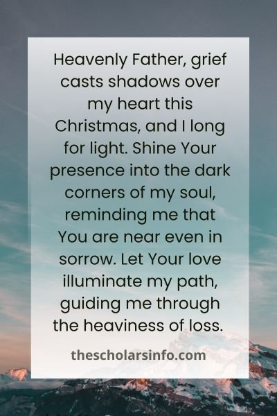 Christmas Prayers for Grieving Hearts