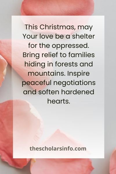 Merry Christmas And Prayers For Peace Worldwide