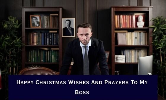 Happy Christmas Wishes And Prayers To My Boss