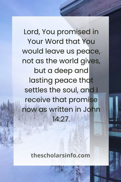 Prayers To Bless The Month of December