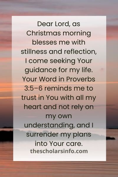 December 25 Christmas Morning Prayers From Bible