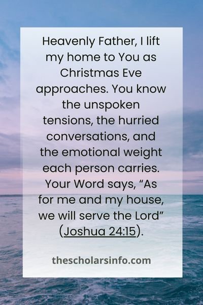 Prayer For Peace And Joy Before Christmas Eve