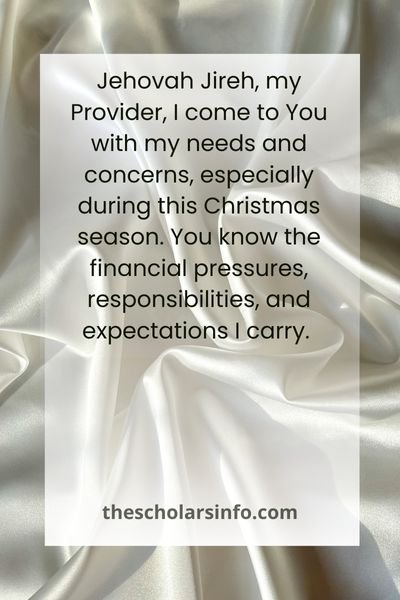 Prayer for Christmas Season Blessings