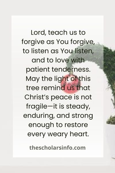 Scripture-Filled Prayers For Lighting Of The Christmas Tree