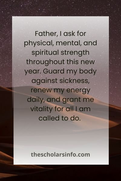 Prayer Blessings for the New Year 