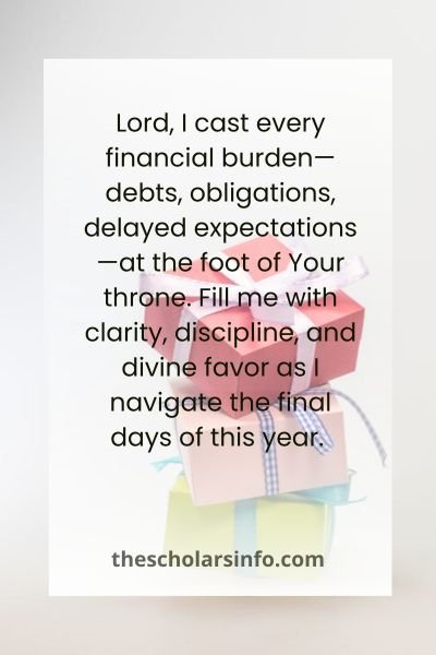Bible-Based Prayers For Financial Needs and Christmas Gifts