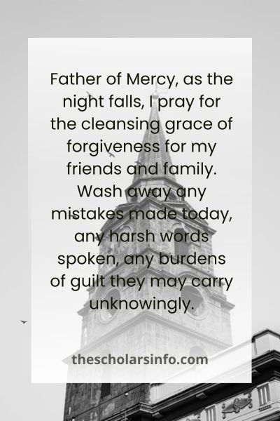 Catholic Night Prayers And Blessings For Friends And Family