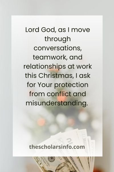 Christmas Prayers While At Workplace For Staff