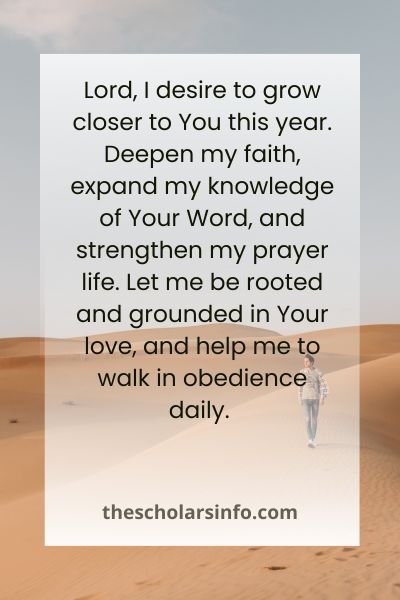 Prayer Blessings for the New Year 