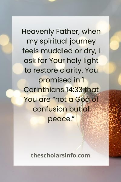 Prayers for December Illumination With God’s Presence